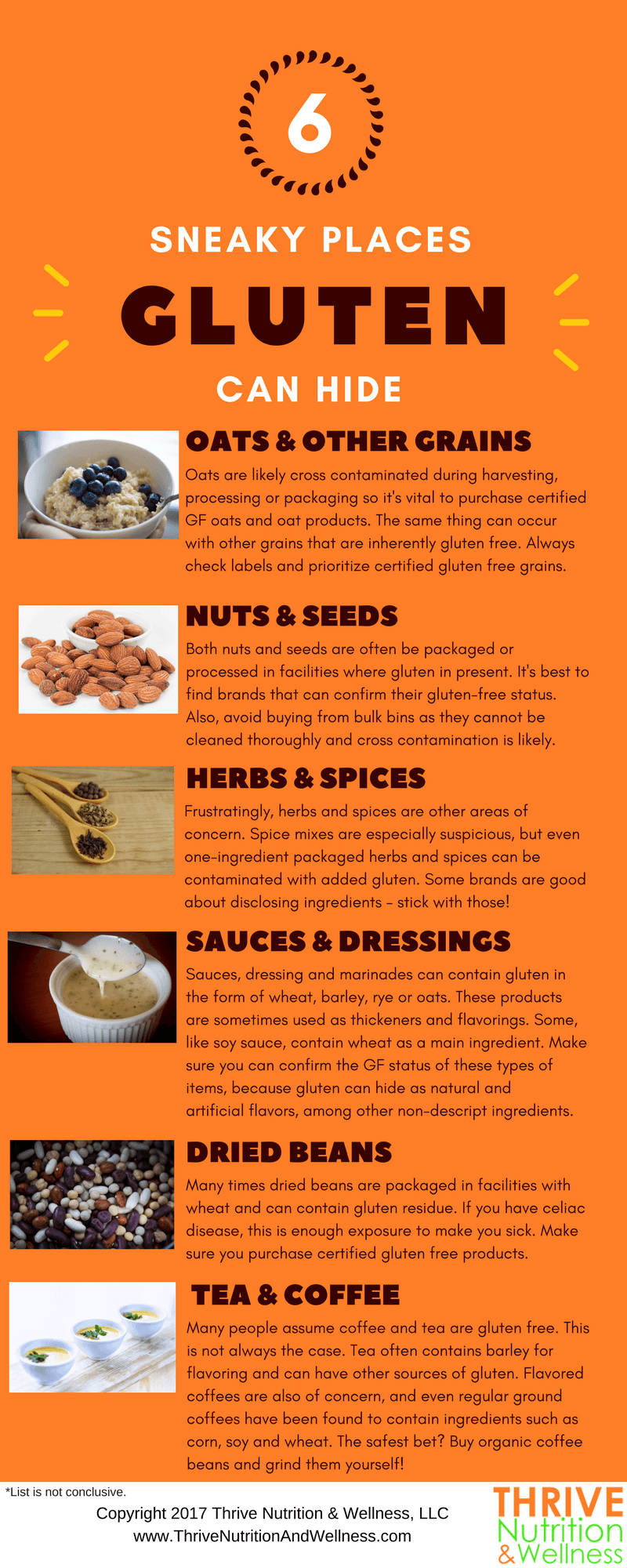 Sneaky Places Gluten Can Hide
